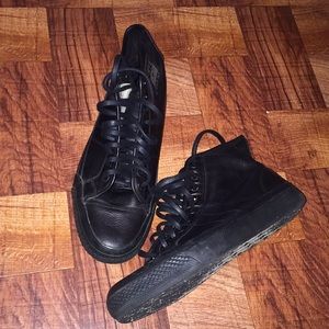 Frye Black Leather Sneakers